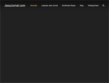 Tablet Screenshot of jasajurnal.com